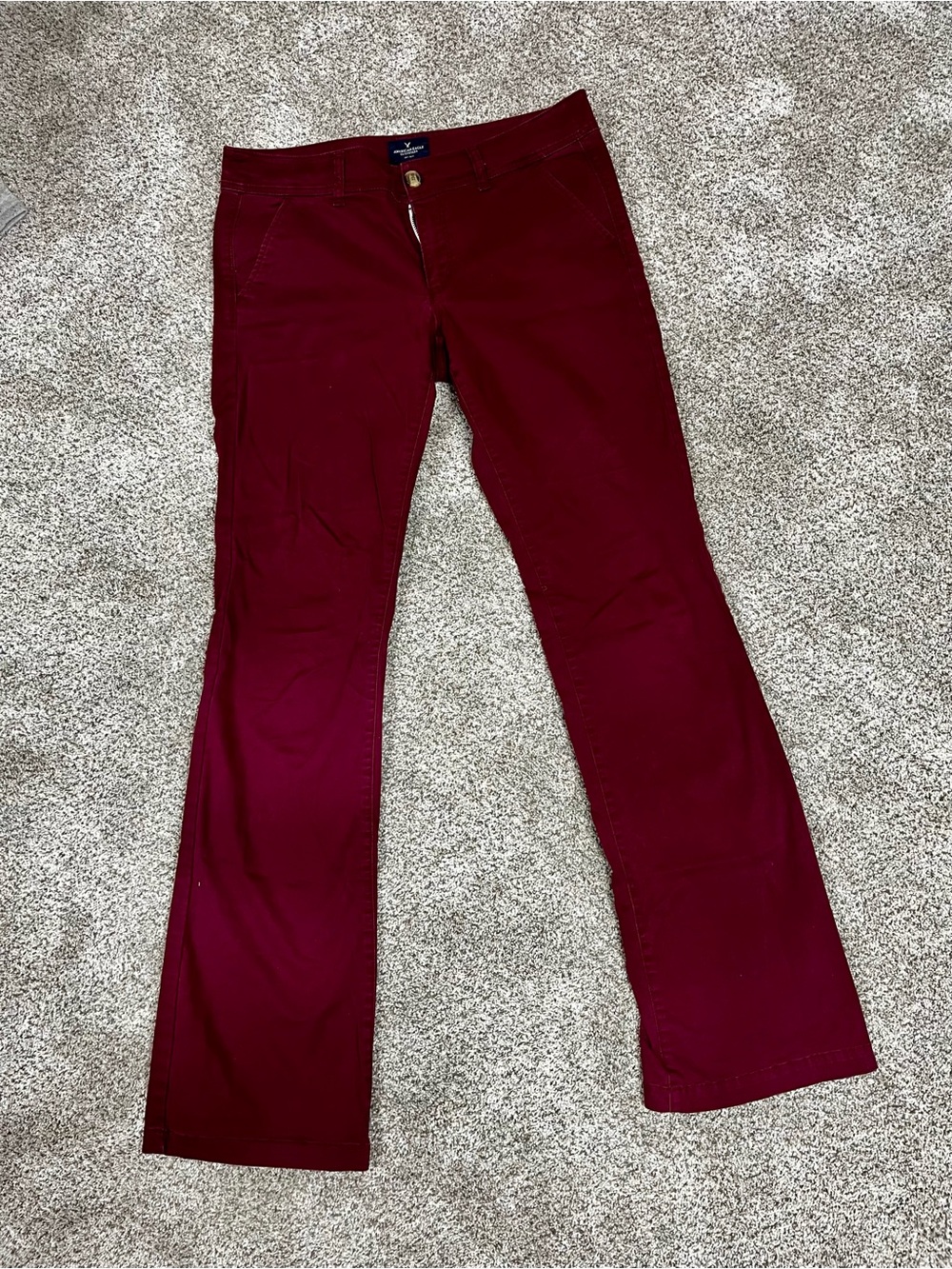 Women’s Tall Maroon Stretch Bootcut Pants